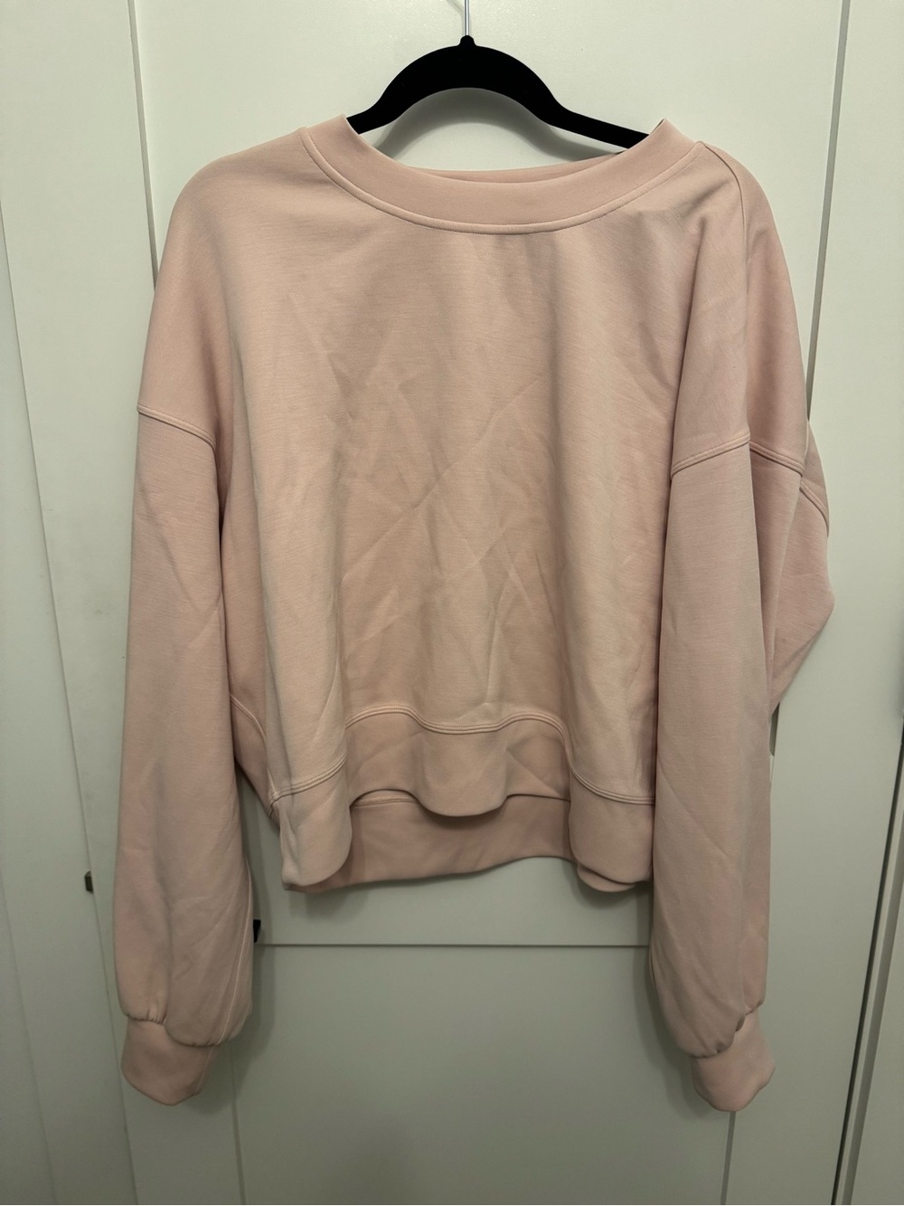 Lululemon perfectly oversized cropped crew. Softstreme. Size 10